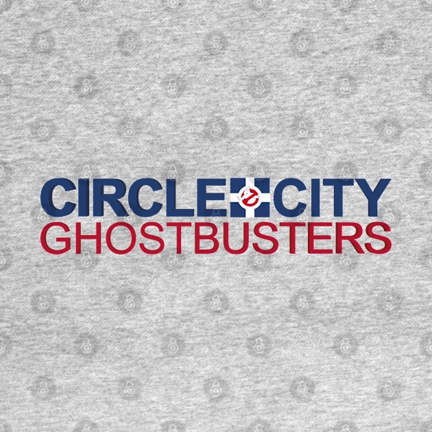 Circle City Ghostbusters Wordmark (Light Shirts) by Circle City Ghostbusters